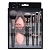 Kit de Pincéis e Esponja Real Perfection – 7 peças | Classic Black Collection - Imagem 1