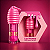 Gloss Chaveiro dupe Lip Honey Morango - FB - Imagem 2