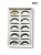 Caixa Com 5 pares de Cílios Postiços 8D-07 - Fix Make - Imagem 1