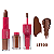 Lip Twice Batom Duo- Linha Rosa - Ruby Rose Lançamento - Imagem 7
