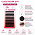 Cílios Fadvan 5D W Volume Egípcio 0.07 Curvatura D Mix 8mm a 14mm – Cor Preto - Imagem 2