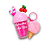 Lip Gloss Sorvetinho Chaveiro Pompom - Labranche - Imagem 1