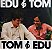 EDU LOBO & TOM JOBIM - EDU & TOM- LP - Imagem 1