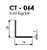 CT-064- CANTONEIRA 19 X 19 VIDRO TEMPERADO 0,600 KG BARRA 6,00 ML - Imagem 1