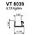VT-8039- GUARDA PO P/ 8 MM VIDRO TEMPERADO 0,720 KG BARRA 6,00 ML - Imagem 1