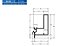 FA-255   4.59 KG POR BARRA 6,00 ML FACHADA ATLANTA  ESQUADRIA DE ALUMINIO - Imagem 1