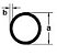 AL-058L TUBO REDONDO 19.00 mm X 19,00 mm 0,828 KG-M BARRA 6,00 ML' - Imagem 1