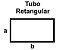 TR-031 TUBO RETANGULAR 25,40 MM(B) X 38,10 MM (A) 3,12 KG-M BARRA 6,00 ML - Imagem 1