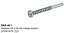 PAR-431-PARAFUSO A. A. ACO INOX CP 4,8 X 50 PONTA GUIA(PCT 100 PÇS) - Imagem 1