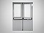 BARRA ANTI-PANICO PARA PORTA DE ALUMINIO/VIDRO - Imagem 1