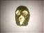Kit com 50 balas de coco do C3PO Star Wars dourada - Imagem 1