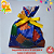 UNIDADE Saquinho de papel 8 cm x 10 cm com 4 balas fechado com fita festa junina - Imagem 1