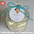 10 mini bombonieres de vidro 120 ml, 6 cm x 9 cm com 8 balas tradicionais sem recheio e tag personalizada 4,5 cm diâmetro e elástico roliço para batizado - Imagem 1