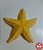 Kit com 50 balas personalizadas de estrela do mar realista no tamanho 7,5 cm x 7,5 cm - Imagem 1