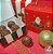 Unidade da caixa de natal com 4 brigadeiros 50% cacau gourmet. - Imagem 1