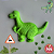 Kit com 50 balas de coco de dinossauro 2025 - Imagem 1