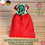 Unidade do Saquinho vermelho de Juta 10 cm x 15 cm com 10 balas recheadas sendo: 6 balas de docinho de coco e 6 balas de brigadeiro/chocolate Dia Internacional da Mulher - Imagem 2