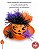 Kit com 150 balas tradicionais sem recheio comum no papel franjinha ou papel seda vintage balas de coco cores do halloween roxo, laranja e preto - Imagem 1