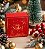 Unidade da caixa de natal hot stamping com 10 balas recheadas 8 cm x 8 cm x 4 cm (escolher sabor) - Imagem 1