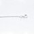 Choker Em Prata Rodinada 925 Com Pingentes Mini Folhas 35cm Extensor 5cm - Imagem 3