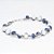 Pulseira Balãozinho Leitosa Boreal Fosco em Aço Inoxidável 18cm - Imagem 1