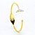 Bracelete Cauda De Sereia Aço Dourado - Imagem 2