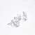Brinco em Prata 925 Flor Média 7mm - Imagem 3