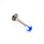 Kit Piercing Labret em Aço Inoxidável com 5 Unidades Colors Variadas - Imagem 2