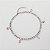 Choker Em Aço 316l Elo Fígaro Com Zircônias 7mmx35cm Extensor 5cm - Imagem 1