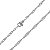 Corrente Em Aço 316l Singapura 3mmx40cm - Imagem 1