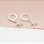 Brinco Argolinha 0,8mmx11mm Em Prata 925 Com Pingente Estrela Do Mar 12mm - Imagem 1