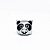 Charm em Aço Inoxidável Panda - Imagem 1