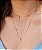 Chocker Folheada a Ouro com Bolinhas a Zirconias  35 cm com extensor- Coleção Brisa - Imagem 3