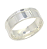 Aliança em Prata 925 Anatomica 5,5mm Com friso Lateral - Imagem 1