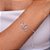 Pulseira em Prata 925 Pingentes Coração Olho grego Infinito com Zicônias - Imagem 2