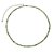 Colar Chocker Pedra Natural Jade Verde Piscina Mesclada 45cm - Imagem 1