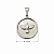 Pingente Espirito Santo Medalha Aço Inox 16mm - Imagem 1