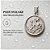 Pingente São Jorge Medalha Aço Inox 16mm - Imagem 5