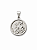 Pingente São Jorge Medalha Aço Inox 16mm - Imagem 1