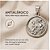 Pingente São Jorge Medalha Aço Inox 16mm - Imagem 4