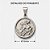 Pingente São Jorge Medalha Aço Inox 16mm - Imagem 2