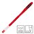 Caneta Gel Signo Fine 0.7 Mm Vermelho Uni-Ball - Imagem 3