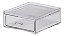 Caixa organizadora gaveta pequena 12,5x11x5cm - Paramount - Cristal - 1084 - Imagem 1
