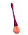 PINCEL ESPANADOR FÚCSIA CERDAS COLORIDAS PARA UNHAS - KING NAILS - Imagem 1