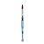 Pincel Kolinsky de Cerdas Naturais Azul Bolinhas N.8# - King Nails - Imagem 1