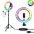 Ring Light Iluminador Rgb 20cm 8 Polegadas Tripe - Imagem 8