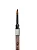 Pincel Kolinsky de Cerdas Naturais Branco c/ Cristais N.8 - King Nails - Imagem 1