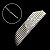 Kit Lamina Tridimensional Dupla 15 pontas Hard Royal Steel com 10 unidades - Imagem 2