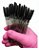 50 Escovinha Cílios De Silicone Descartável Preta C/ Glitter - Imagem 2