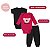 kit 3 pçs Roupa Bebê Body e Mijão menino menina 100% algodão RN ao GG - Imagem 2